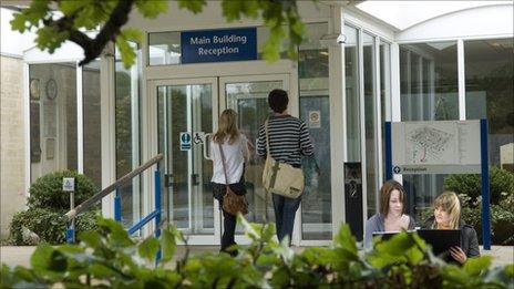 The University of Gloucestershire's Pittville Campus