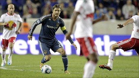 LA Galaxy's David Beckham