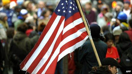 Occupy Wall Street protester at Zuccotti Park, 13 October 2011