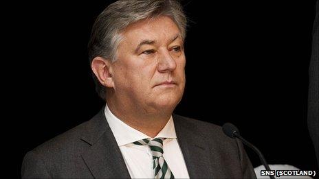 Celtic chief executive Peter Lawwell