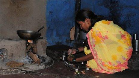 Sonali Borade prepares lunch for her family