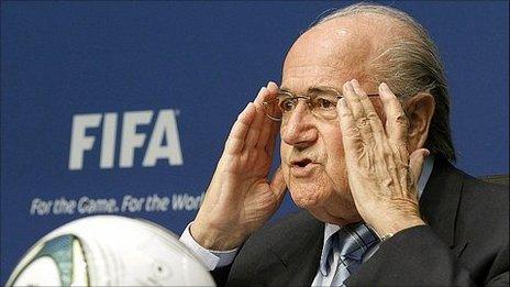 Fifa president Sepp Blatter