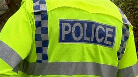 A police high visibility jacket