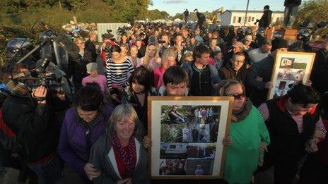 Dale Farm walkout