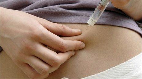 Insulin injection