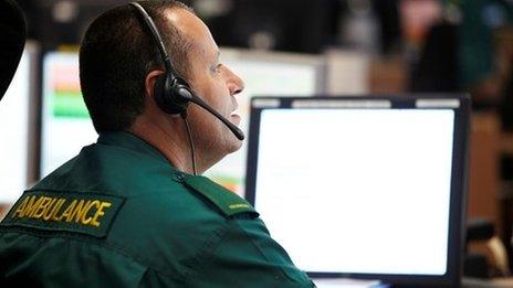 Ambulance call operator