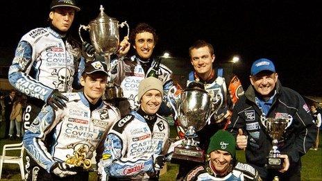 Poole Pirates celebrate