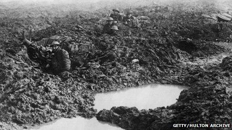 The mud at Passchendaele Photo by William Rider-Rider/Getty Images