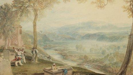 The watercolour by JMW Turner