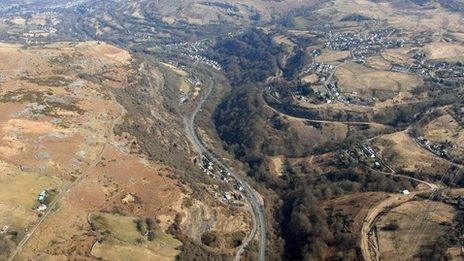 A section of the A465 between Gilwern, Monmouthshire, and Brynmawr, Blaenau Gwent