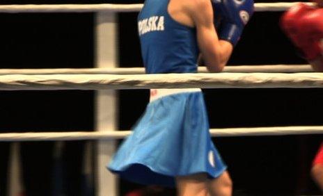 Polish boxers wore skirts at the recent European Championships