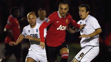 Manchester United's Dimitar Berbatov