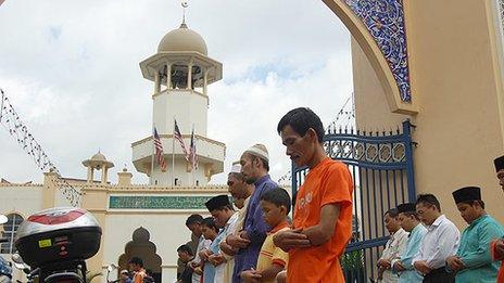 Prayers at a Mosque