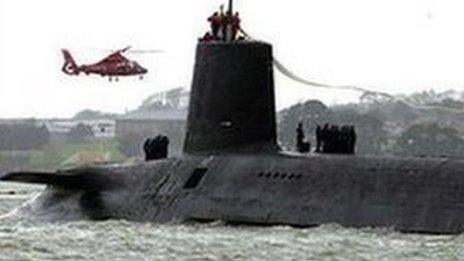 A Trident submarine