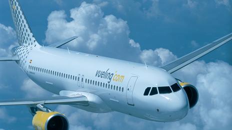 Un o awyrennau Airbus Vueling