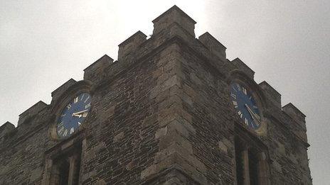 St Mary and All Saints Church clock, Conwy