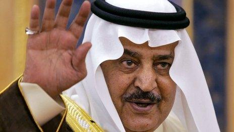 Crown Prince Nayef bin Abdul Aziz al Saud