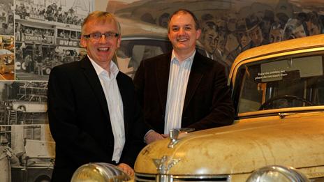 Tim Bryan and Curator, Stephen Lang