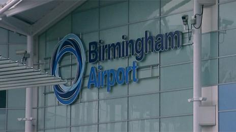 Birmingham Airport sign