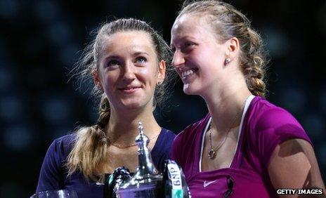 Victoria Azarenka and Petra Kvitova