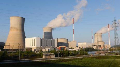 Nuclear plant at Tihange, Belgium - file pic