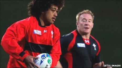 Toby Faletau and Lloyd Burns