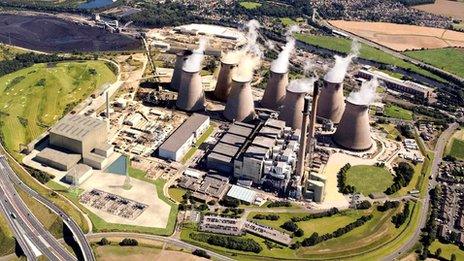 Ferrybridge coal fired power station