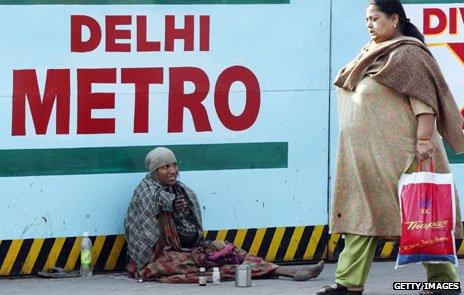 Beggar in New Delhi