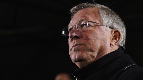 Manchester United manager Sir Alex Ferguson