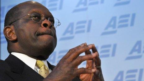 Herman Cain at the American Enterprise Institute on 31 October 2011