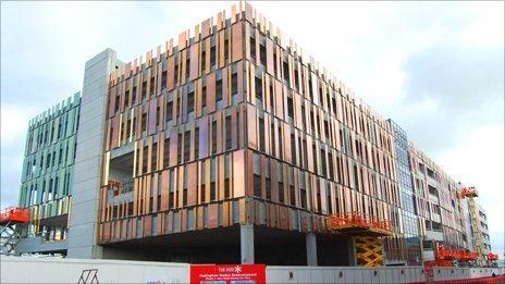 Multi-storey car park at Nottingham railway station