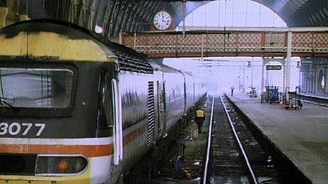 Handyside Bridge at Kings Cross in 1991