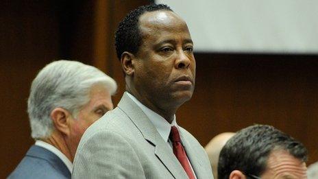 Dr Conrad Murray at trial 3 November 2011