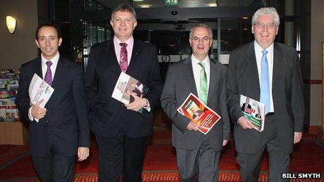 The four SDLP leadership candidates