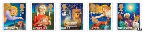 The Royal Mail's 2011 Christmas stamps