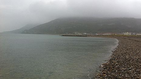 Llandudno west shore on Tuesday