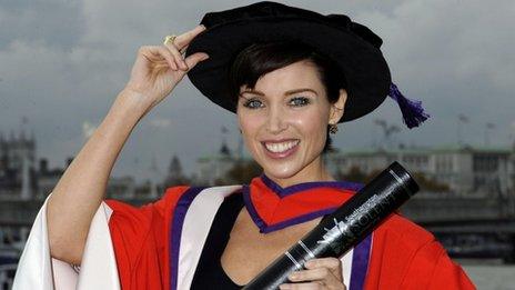 Dannii Minogue receives honorary degree