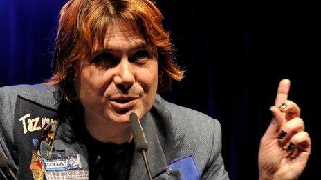 Nicky Wire of The Manic Street Preachers