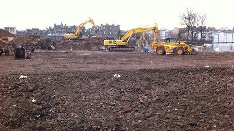 Gap site in Fountainbridge Pic: Mike Easton