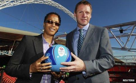 Hope Powell and Stuart Pearce