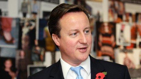 Prime Minister David Cameron at east London's technology cluster