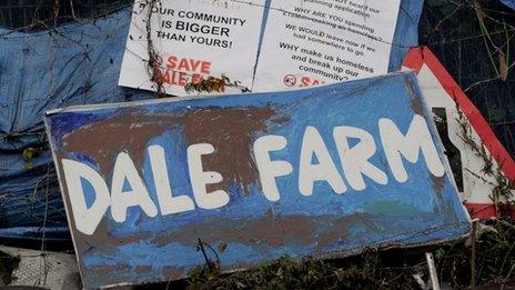 Dale Farm travellers' site