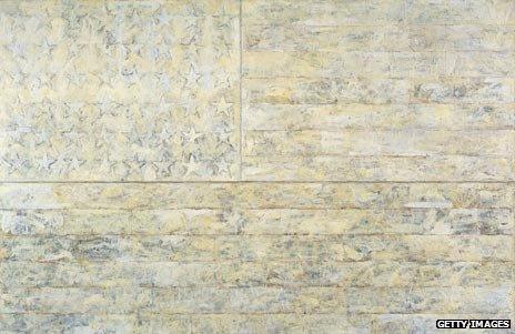 White Flag by Jasper Johns, 1955