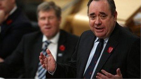 Alex Salmond won the award for Scottish Politician of the Year