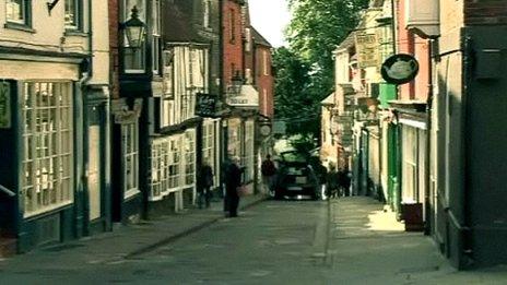 Steep Hill in Lincoln