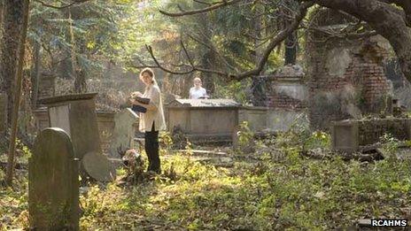 Scottish cemetery, Calcutta - pic courtesy of RCAHMS