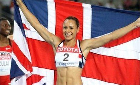 British heptathlete Jessica Ennis