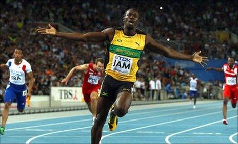 Sprinter Usain Bolt