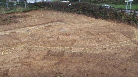 The land in Truro where zigzag trenches and 'foxholes' have been found