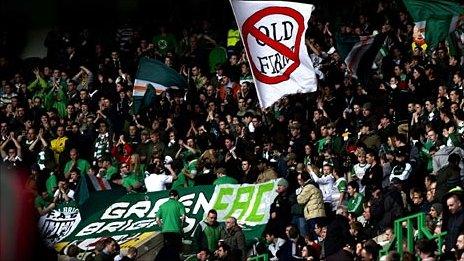 The Green Brigade at Celtic Park